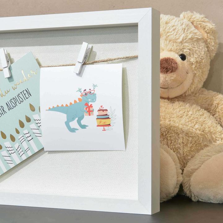 Actual product image Nielsen Collage 4 clips 4x9x13 wood white (9 x 13 cm)