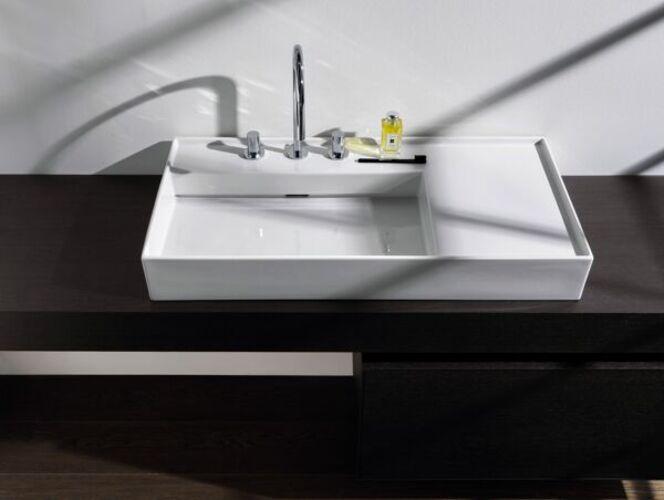 Actual product image Laufen Washbasin KARTELL 900x460mm drain. r. o ÜL 1 HL version we LCC (460 mm, 900 mm)