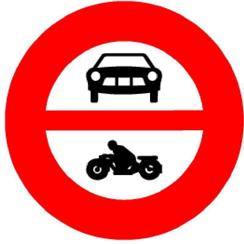 BRW Signaltafel Verbot für Motorwagen und Motorräder 2.13 (16270747)