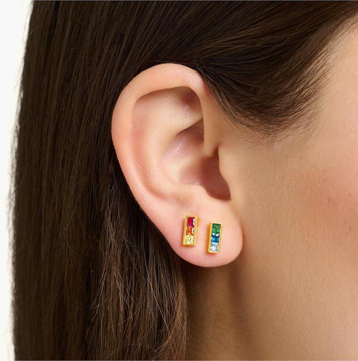 Image du produit Thomas Sabo Boucles d'oreilles pierres multicolores or (Argent 925)