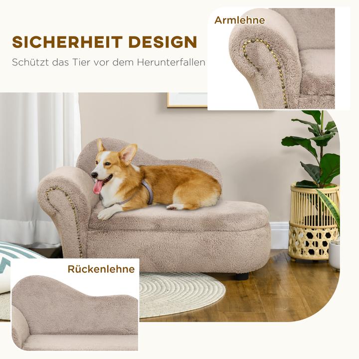 Produktbild PawHut Hundesofa mit erhöhtem Design (Katze, Hund)