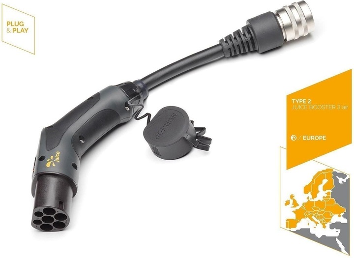 Image du produit Juice Technology Juice Booster 3 air Master Traveller Set (Type 2, 11 kW, 16 A, CEE 7/7, CEE 16, CEE 32, Type 13)