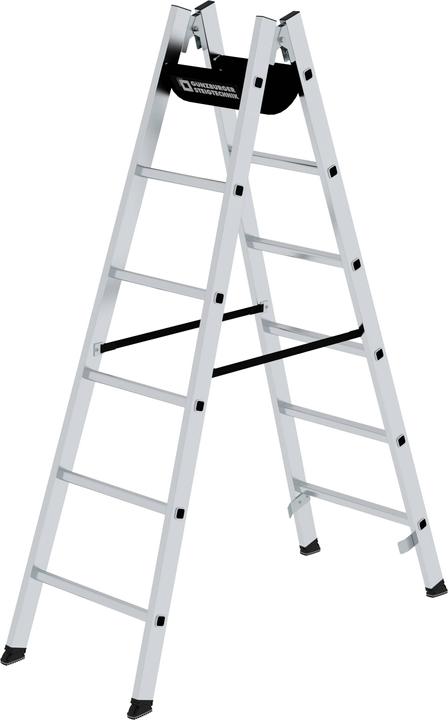 Produktbild Munk Sprossen-Stehleiter 2x6 Sprossen (Stehleiter, 183 cm)