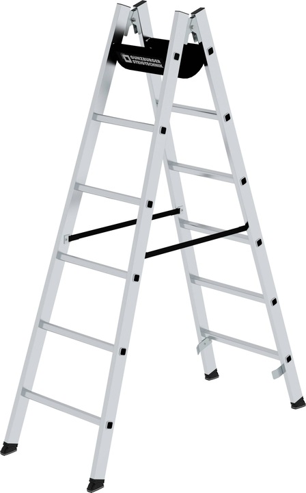 Produktbild Munk Sprossen-Stehleiter 2x6 Sprossen (Stehleiter, 183 cm)