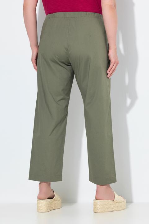 Produktbild Ulla Popken 7/8-Chinohose Ruby, Elastikbund, weites, gerades Bein (42)