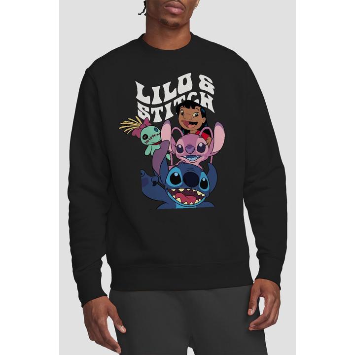 Actual product image Lilo & Stitch Unisex Adult Character Montage Sweatshirt (S)