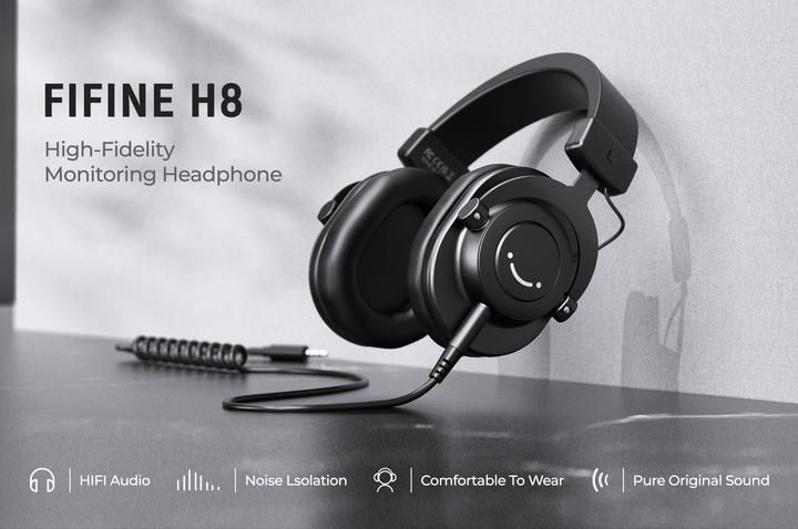Actual product image Fifine H8 Headphones for professional audio monitoring