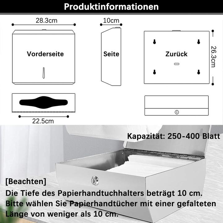 Produktbild Niceme Papierhandtuchspender