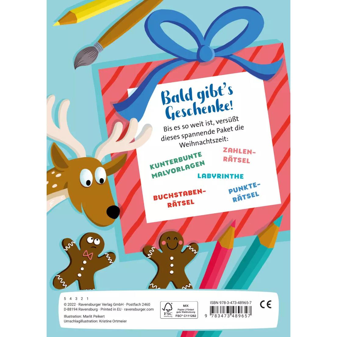 Thumbnail - Mein superdicker Weihnachtsblock, Kinderbücher von Marlit Peikert, Kristine Ortmeier