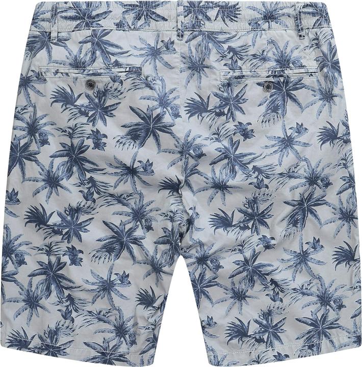 Actual product image JP1880 Bermuda shorts, all-over print, elastic waistband, up to 8 XL (6XL)