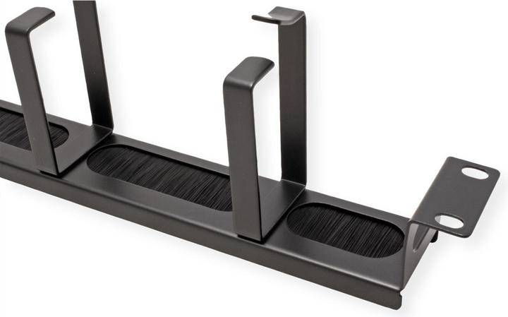 Actual product image Value 19"-Frontplatte, 4 Ösen Typ G, Kabeldurchführung (Bürste)