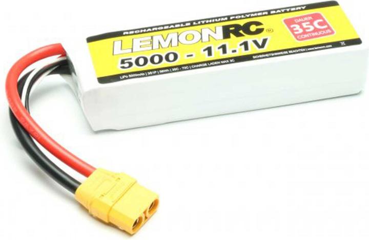 Produktbild Pichler LEMONRC XT 5000 - 11.1V (35C) Lipo Akku (11.10 V, 5000 mAh)