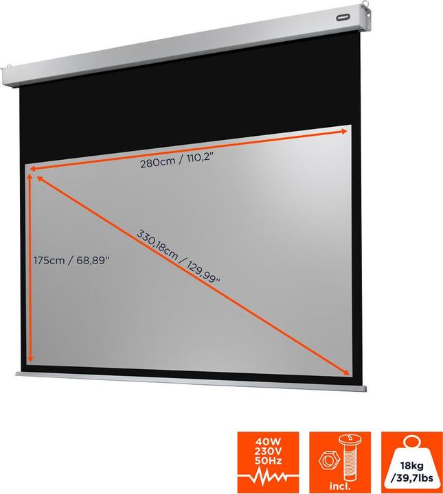 Produktbild Celexon Motor Professional Plus, 16:10 (129.92", 16:10)