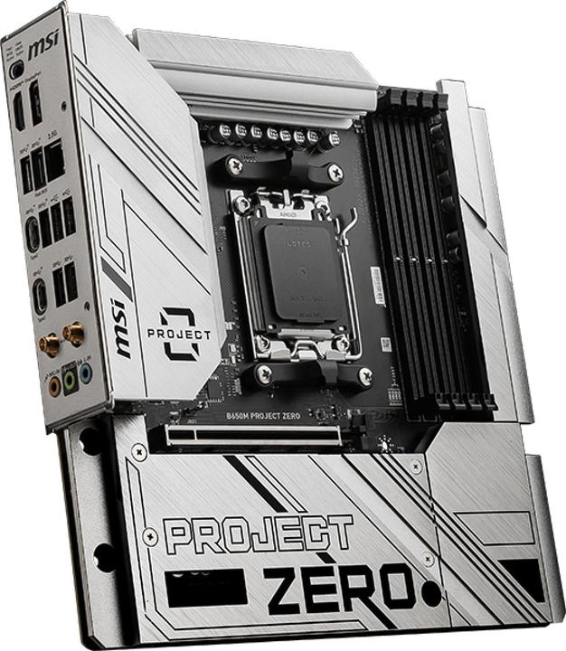 Image du produit MSI B650M PROJECT ZERO (B650,AM5,mATX,DDR5) (AM5, AMD B650, mATX)