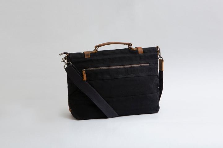 Immagine prodotto Only-Bags.Store Borsa messenger, resistente borsa in pelle di tela, elegante borsa per laptop da 16 pollici