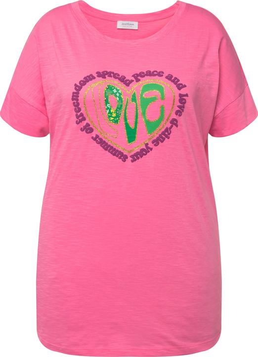 Image du produit Janet & Joyce T-shirt oversized à imprimé LOVE et manches courtes (46)