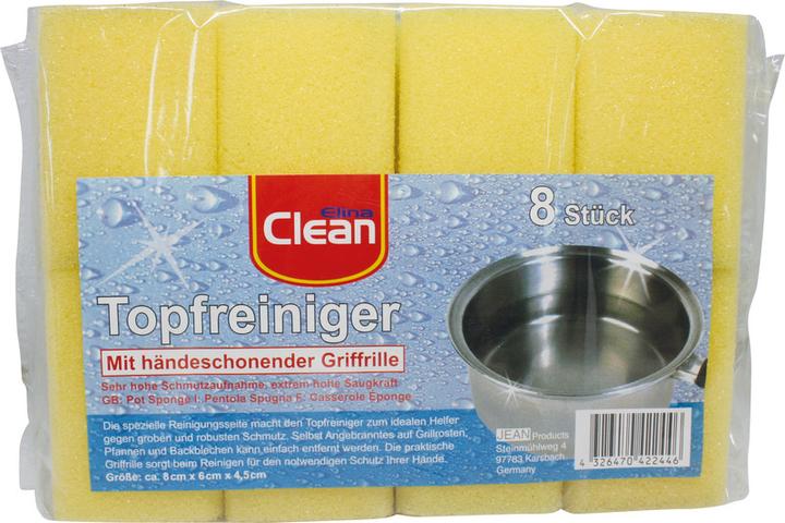 Image du produit Elina Schwämme Topfreiniger gelb (8 pcs)