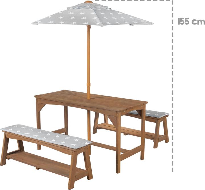 Actual product image Roba Children's Seating Set with Seat Cover and Umbrella Little Stars
