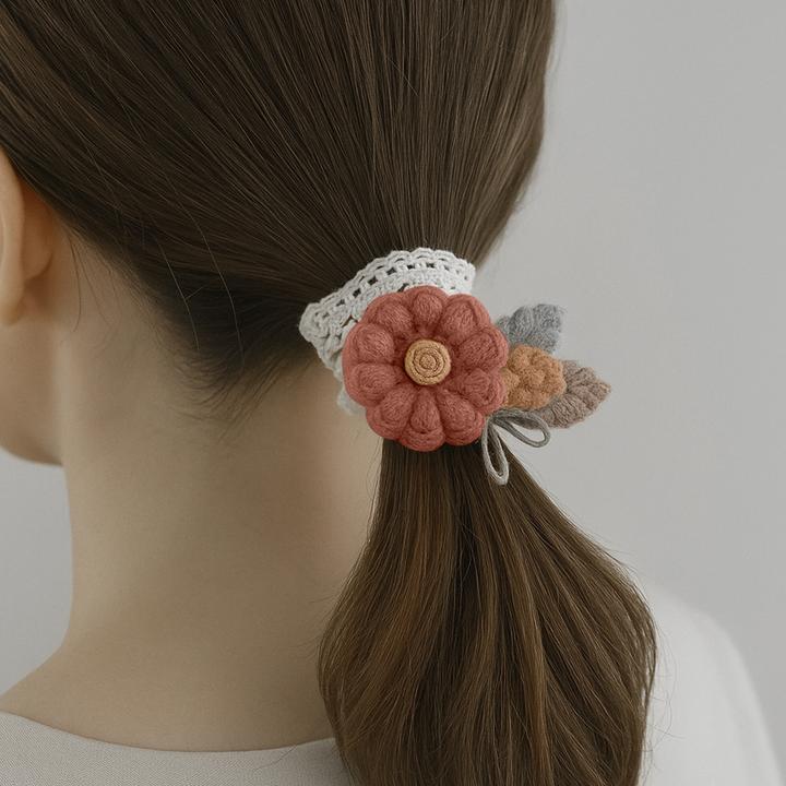 Produktbild Avizar Spitzen Haarband mit Stoffblumen Nellie