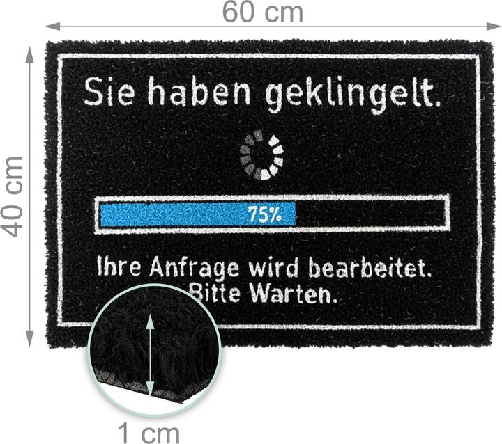 Actual product image Relaxdays doormat (40 x 60 cm)