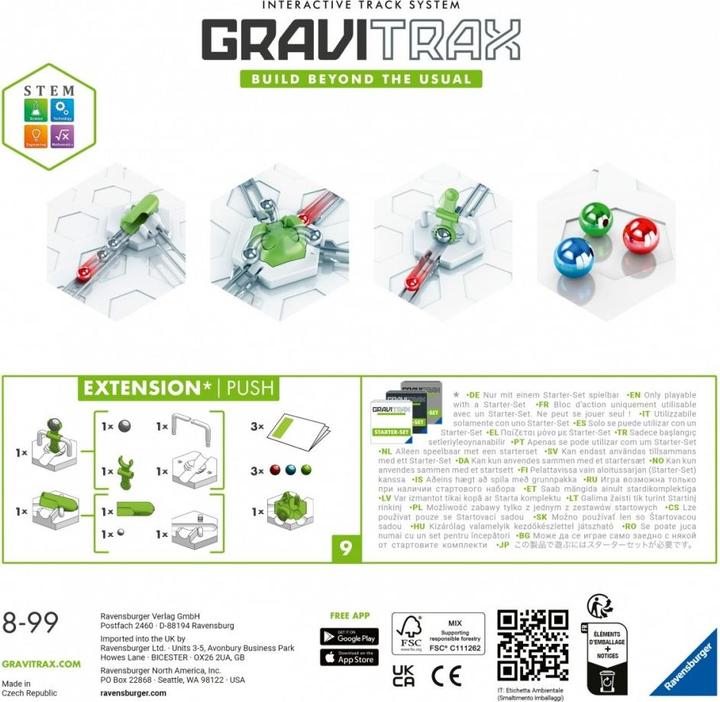 Produktbild Ravensburger GraviTrax RAV GraviTrax Extension Push 22438
