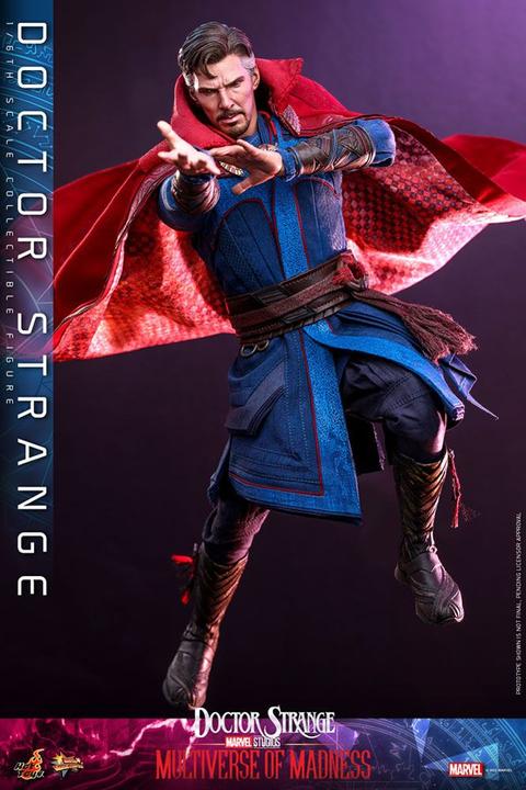 Actual product image Hot Toys Doctor Strange in the Multiverse of Madness figurine Movie Masterpiece 1/6 Doctor Strange 31 cm