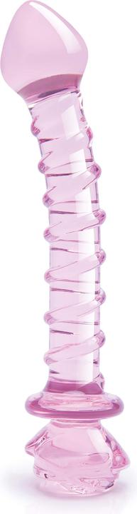 Productafbeelding Dream Toys Glazuur Glas - Rozenknopje Spiraal G-Spot Dildo