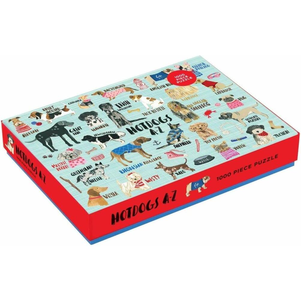 Thumbnail - Abrams & Chronicle Hot Dogs A-Z 1000 Piece Puzzle (1000 Teile)