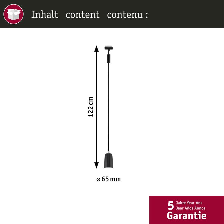 Actual product image Paulmann URail Pendant Cover (GU10)