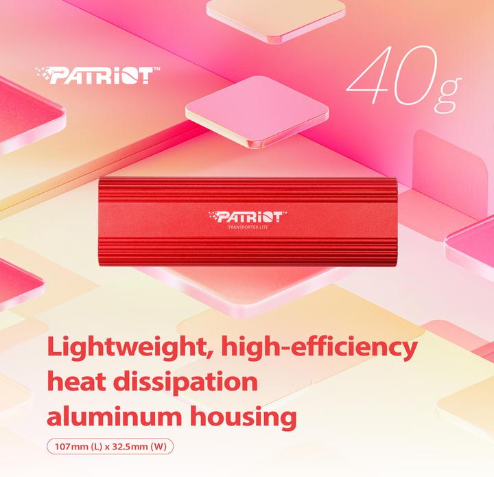 Produktbild Patriot SSD 4TB 1.0/1.0 Transporter Lite Portable USB rd PAT (4 TB)