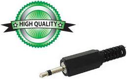 Produktbild Velleman 2.5Mm Jack Male Connector Plastic Black Mono