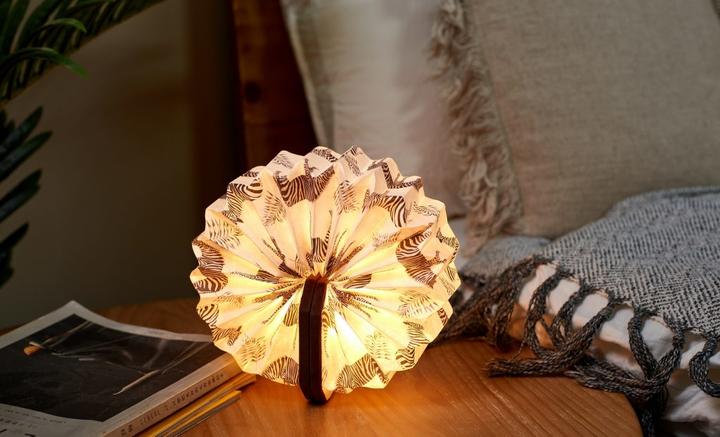 Actual product image Gingko Velvet Accordion Lamp (450 lm)