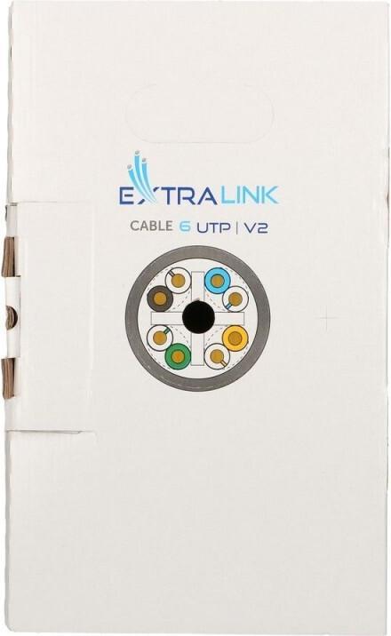 Produktbild Extralink CAT6 UTP U/UTP V2 indoor twisted pair 305m (U/UTP, CAT6, 305 m)