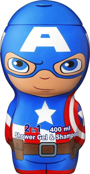Captain America Shower Gel & Sampoo (400 ml)