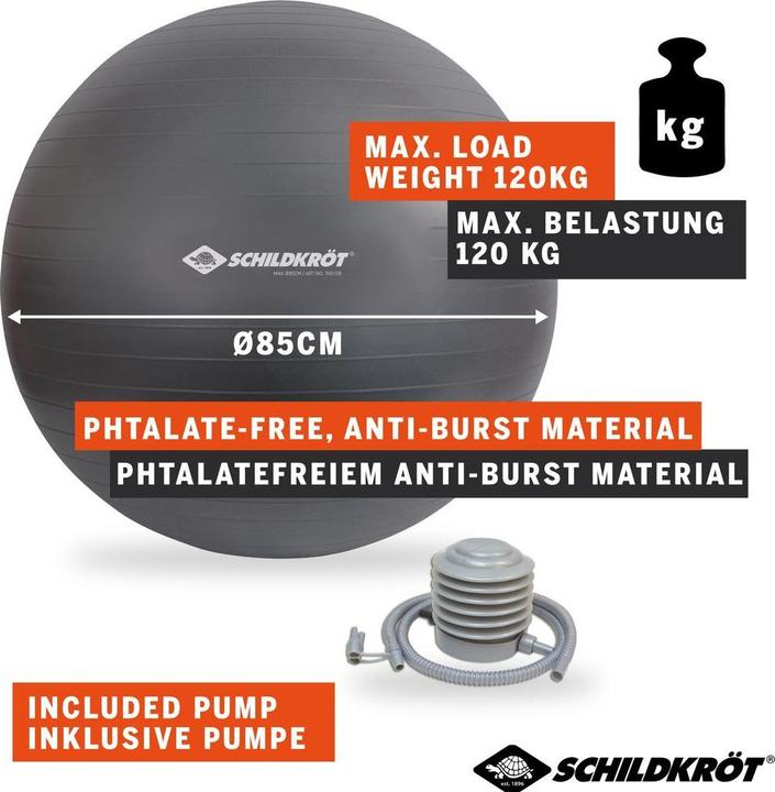 Image du produit Schildkröt Balle de gymnastique (85 cm)