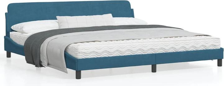 Produktbild vidaXL Bettgestell mit Kopfteil Samt (200 x 200 cm)