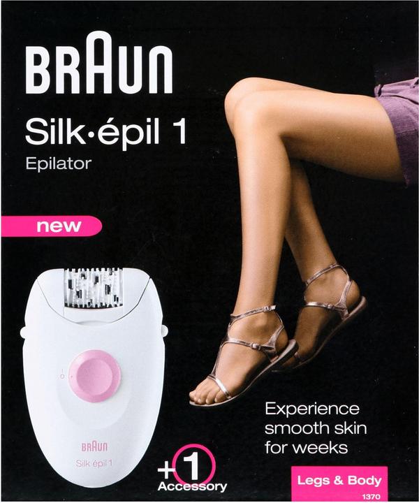 Actual product image Braun Silk-épil 1 1370 Legs Body