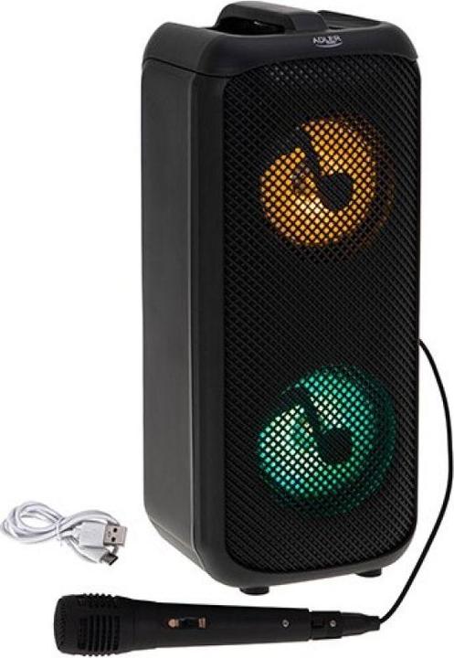 Immagine prodotto Adler Altoparlante con radio | AD 1903 | 2x5 W | Bluetooth | Nero | Portatile | Connessione wireless (8 h)