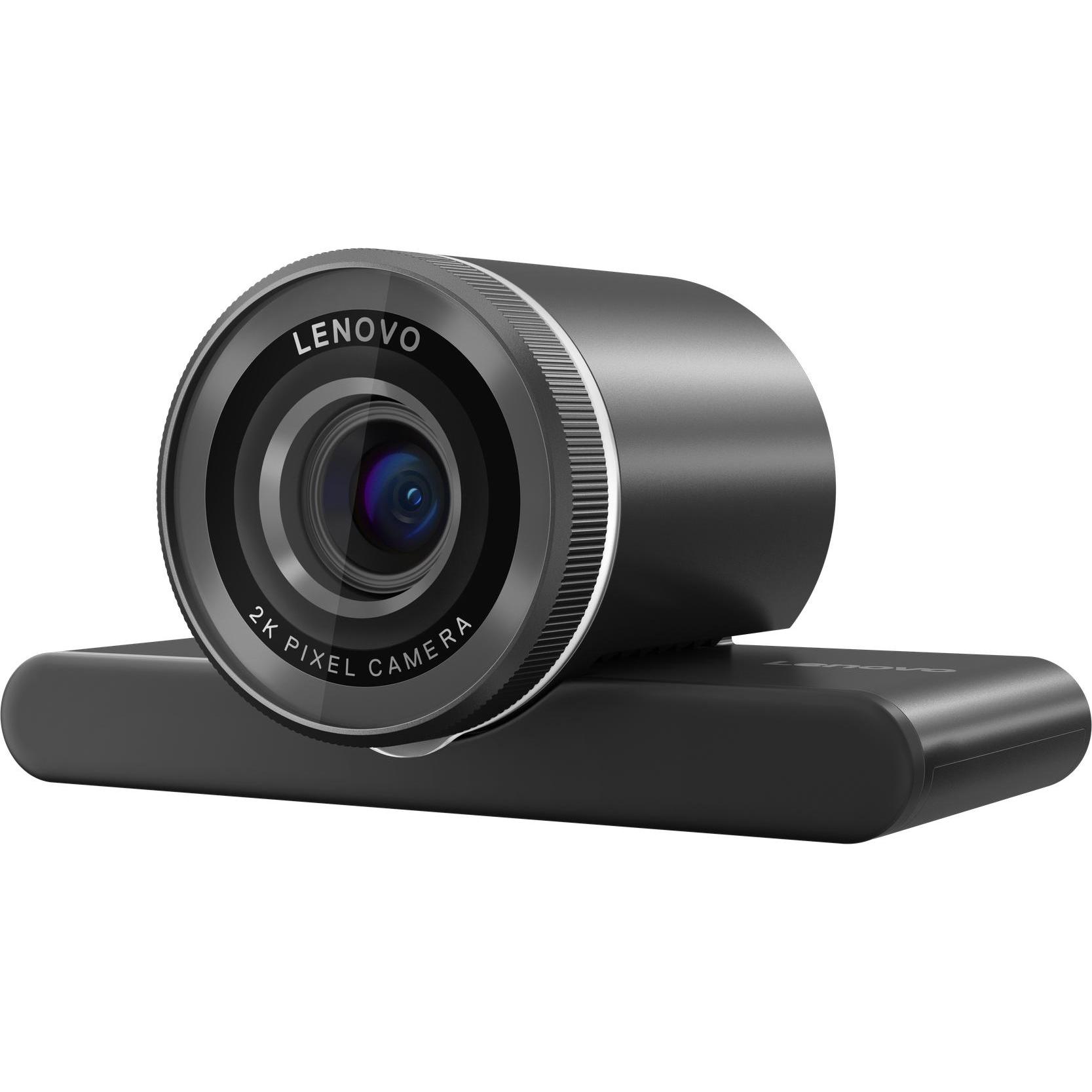 Lenovo QHD Webcam (4 Mpx), Webcam, Schwarz