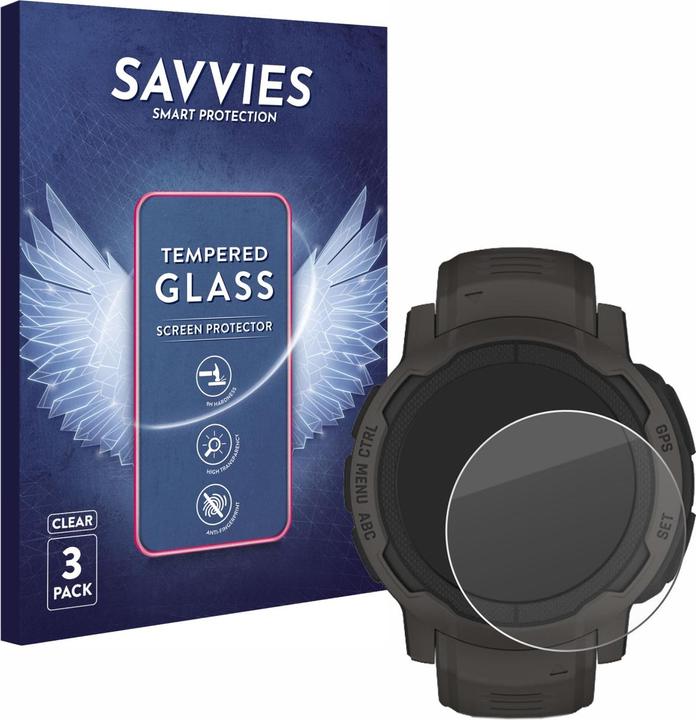 3 Pezzi Savvies Clear Pellicola Protettiva In Vetro Temperato Per Suunto 3 Fitness 3733756