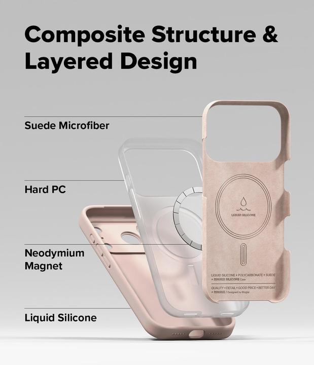 Actual product image Ringke Silicone Magnetic MagSafe (Apple iPhone 17 Pro)