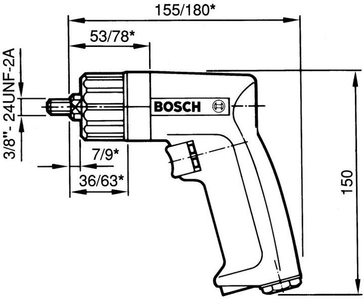 Produktbild Bosch Professional Druckluft-Bohrmaschine (Druckluft)