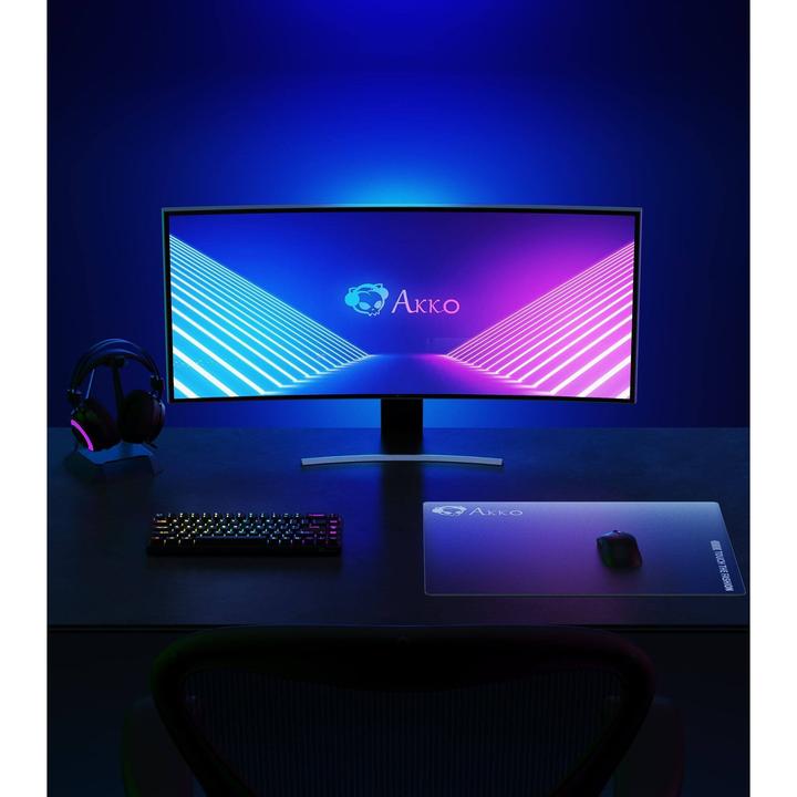 Actual product image Akko Glass Gaming Mouse Pad (XL)