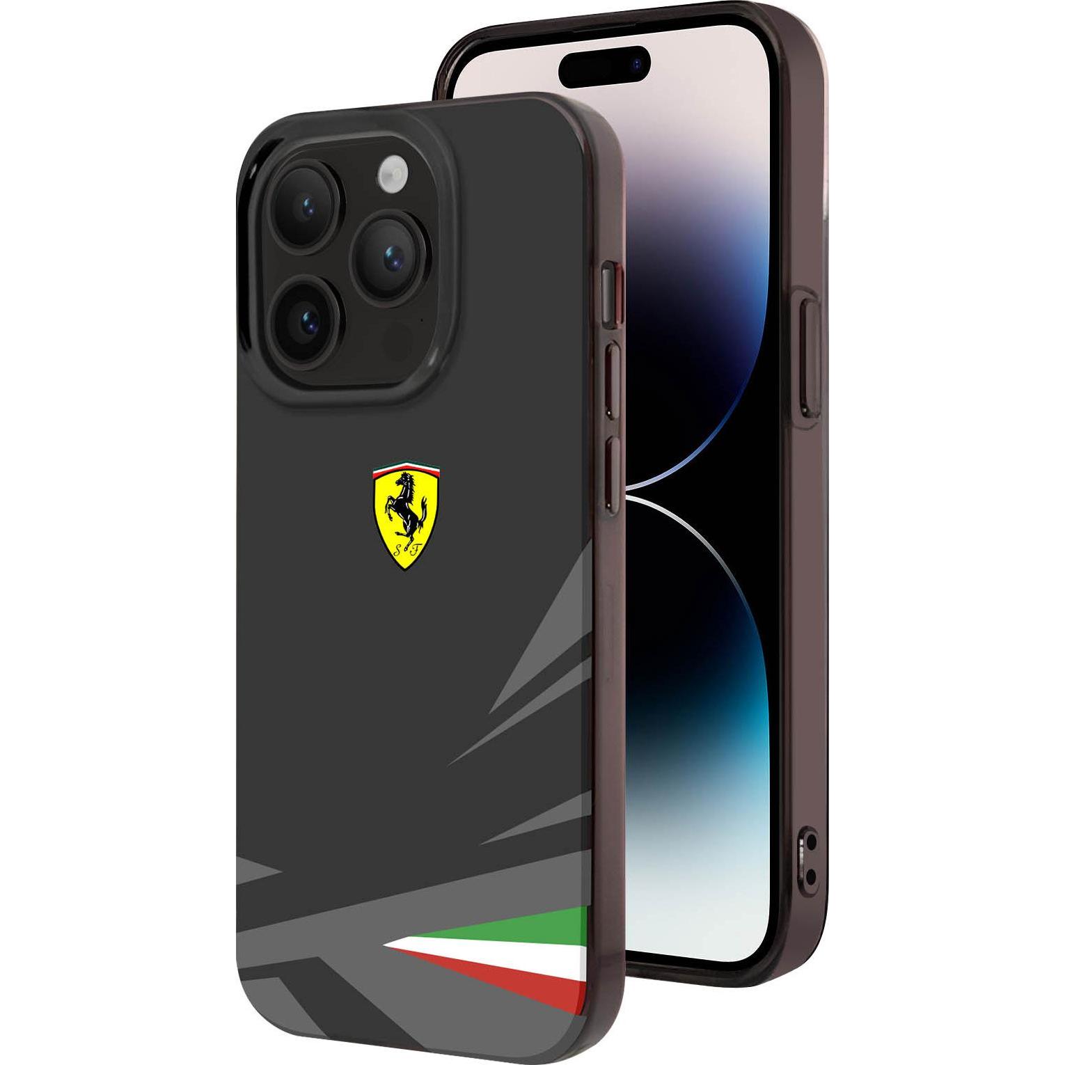 Ferrari H3467 Italia Case (Apple iPhone 14 Pro), Smartphone Hülle, Schwarz