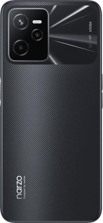 Produktbild realme Narzo 50A Prime 64GB Flash Black (16.7cm (6.6 ") IPS LCD screen, Android 11, 50MP triple camera (64 GB, Flash black, 6.60", Dual SIM, 4G)