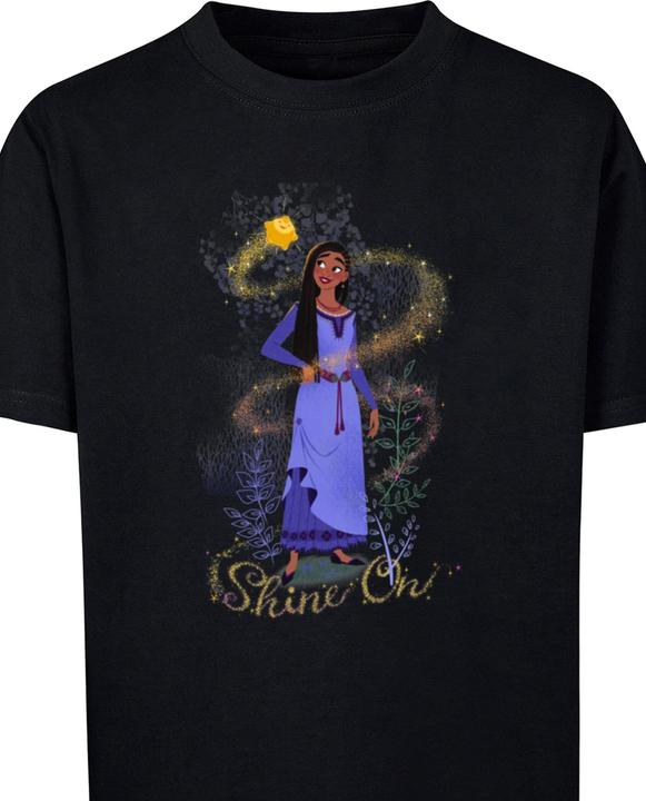 Produktbild Absolute Cult Kids Wish - Shine On Asha Standing Basic T-Shirt - 132723 (122, 128)