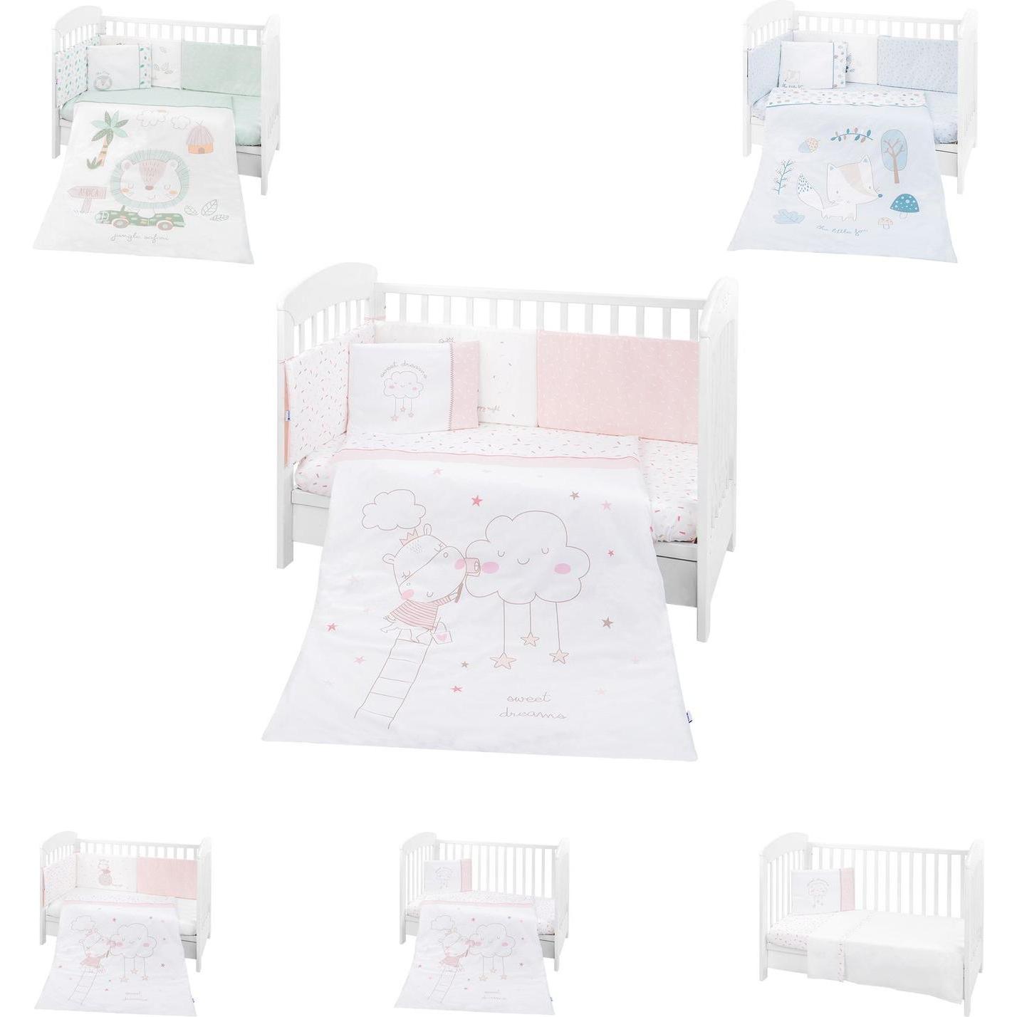 Kikkaboo, Kinderbettwäsche, Babybettwäsche 6tlg. 140 x 70