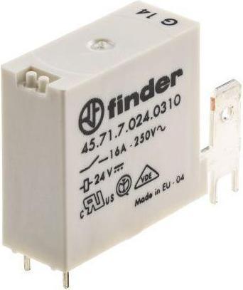 Produktbild Finder 16A 24VDC FASTON PCB REL