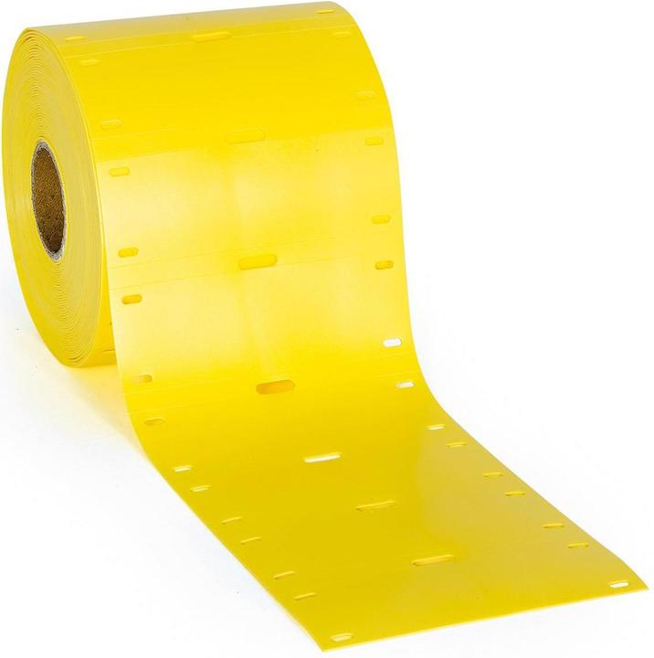 Actual product image Brady BPT-7525-348-YL Cable tag for transport Yellow matt 75 x 25 mm for (7.50 cm)