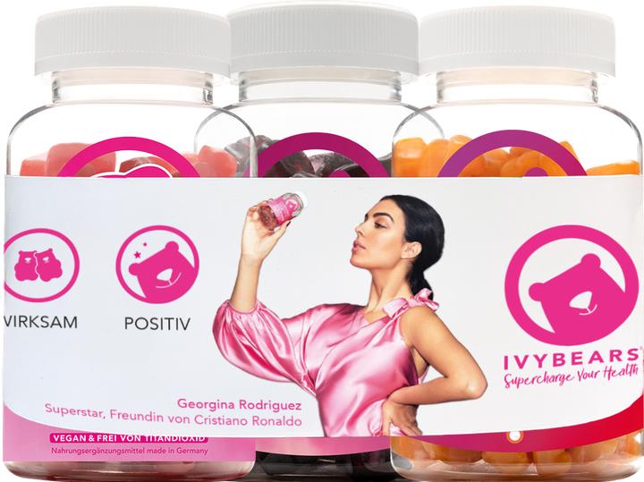 Actual product image IVYBears Supercharge Trio (Gummies, 450 g)